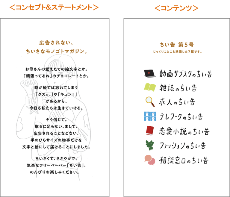 広告されない ちいさなモノゴトマガジン ちい告 第5号発行 2年目に突入した今号は ちい告 初の特別付録 Chii Art つき 株式会社adkクリエイティブ ワン